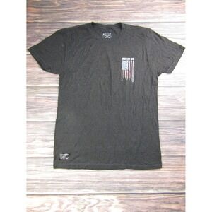 Howitzer Patriot Mens Medium Black T Shirt Military USA Dont Tread Freedom Skull